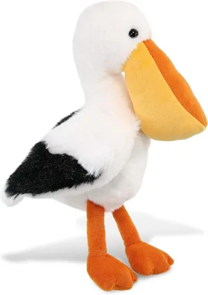 DolliBu Pelican Stuffed Animal - Huggable Pelican Plush, Adorable Playtime Pelican Plush Toy, Cute Wild Life Animal Cuddle Gifts, Super Soft Plush Doll Animal Toy for Kids and Adults - 9 Inches