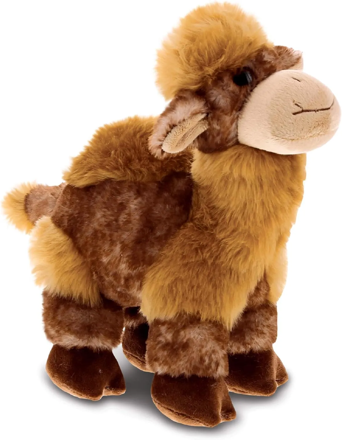 DolliBu Plush Camel Stuffed Animal - Soft Plush Huggable Fancy Brown Camel, Adorable Playtime Camel Toy, Cute Desert Life Cuddle Gifts for Kids & Adults - 10 Inch