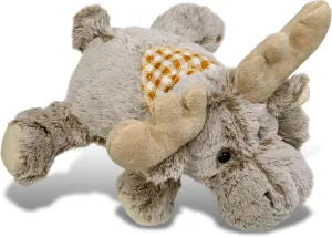 DolliBu Plush Moose Stuffed Animal - Soft Fur Laying Moose, Adorable Brown Huggable Moose Plush Toy, Cute Wild Life Cuddle Gift for Kids and Adults - 9.5 Inch