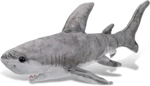 DolliBu Shark Stuffed Animal - Huggable Shark Plush, Adorable Playtime Shark Plush Toy, Cute Sea Life Animal Cuddle Gifts, Super Soft Plush Doll Animal Toy for Kids and Adults - 20 Inches