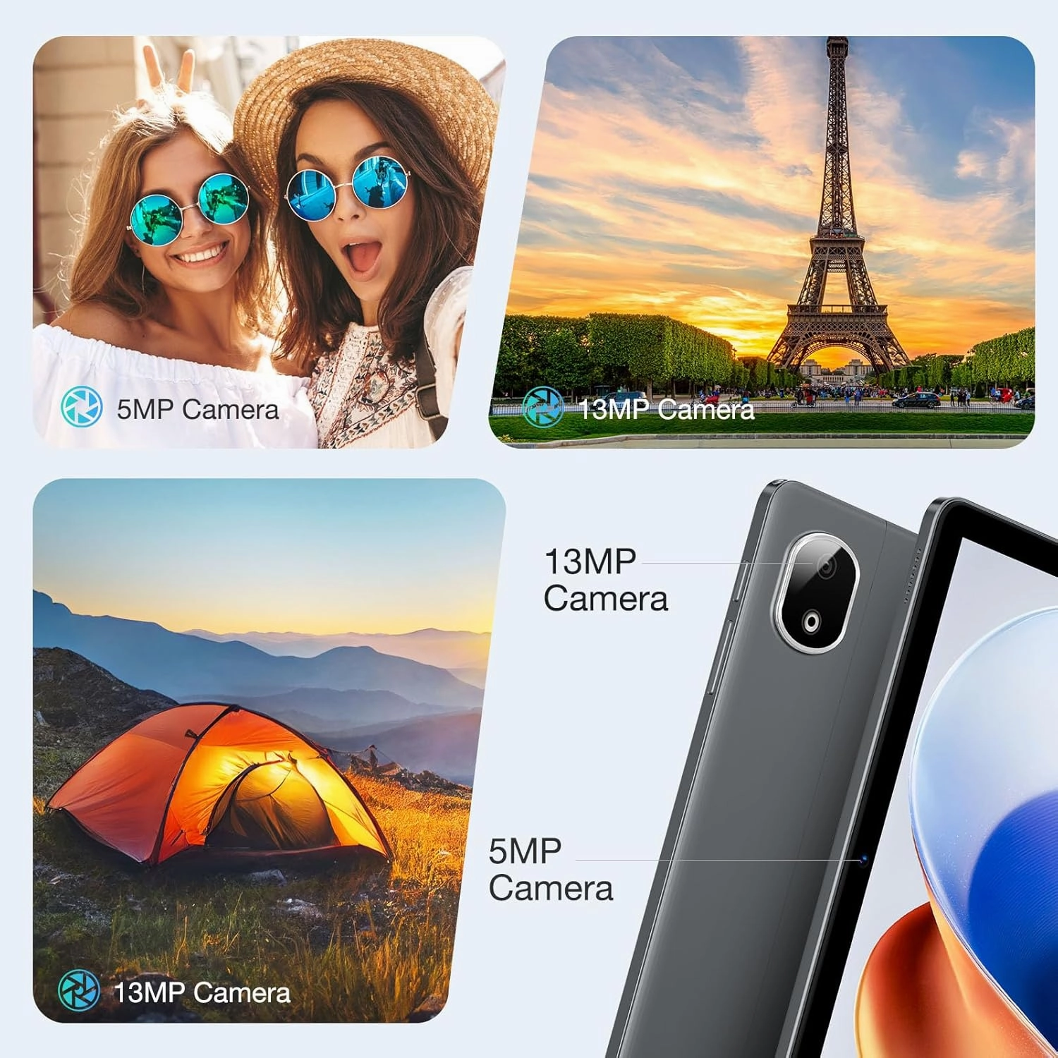 DOOGEE T30E 11 inch Tablet 2025, Android 14 Tablet, 9GB 128GB/ 1TB TF, Gaming Tablest with T606 Octa-Core Processor, 8000mAh Battery, 4G LTE  5G WiFi, 13MP 5MP, Widevine L1/BT5.0/GPS/Face ID (Gray)