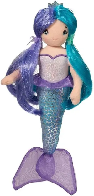 Douglas Carly Sea Blue Mermaid Plush Stuffed Doll