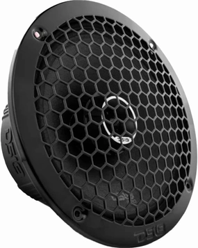 DS18 PRO-ZT6 6.5-Inch 2 Way Pro Audio Midrange Speakers with Built-in Bullet Tweeter 4-Ohms 450W Max 225W RMS Water Resistant - Black Metal Mesh Grill Included (1 Speaker)