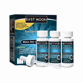 East Moon Hair Growth Serum, Hair Thickening Treatment, 3 Pieces