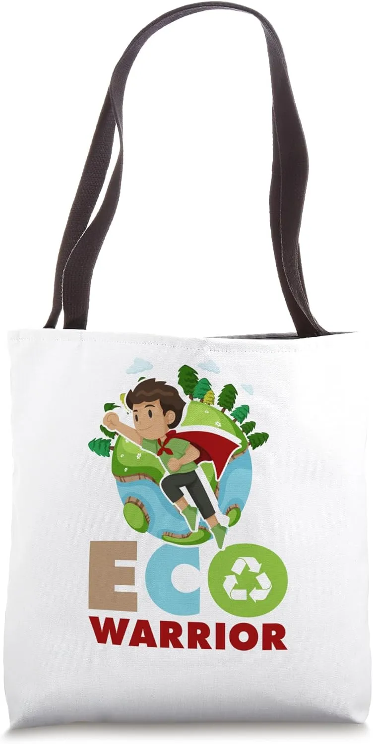 Eco Warrior Nature Lover Environmentalists Cute Ecological Tote Bag