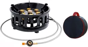 Efficient 19800W Camping Stove with Foldable Design and Rotary Fire Control for Easy Use