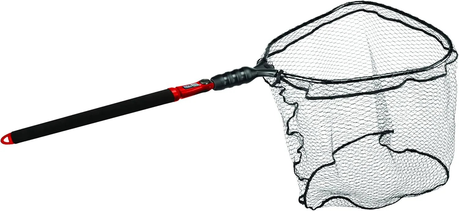 Ego S2 Slider Fishing Net, Ultimate Fishermen’s Tool Telescoping Handle, Replaceable Head, Salt & Freshwater, 29-60" Handle, 22x23 Inch Hoop
