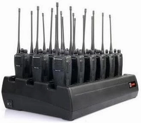 Eighteen Bay Rapid Desk Charger for Hytera (HYT) TC-508-U1 Rechargeable Two Way Radio