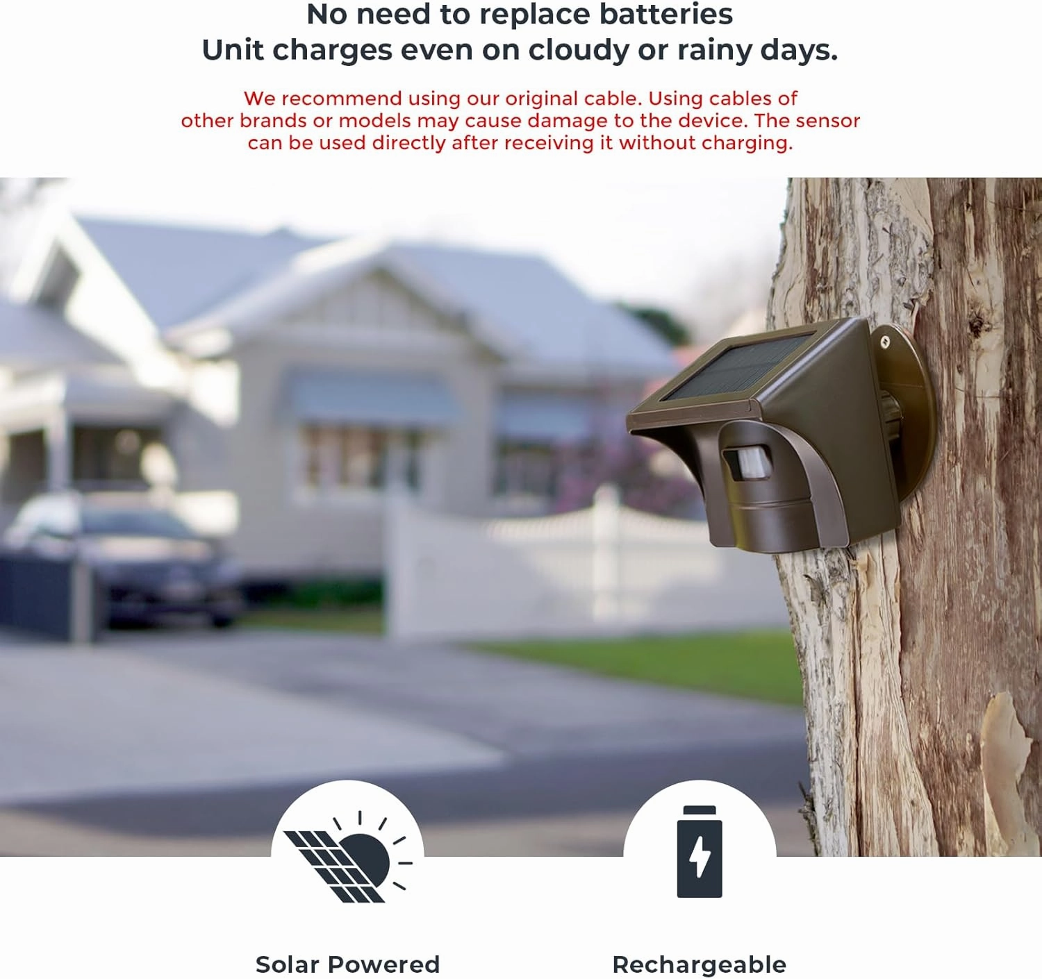 eMACROS Pro 3 Driveway Alarm with Phone App-1/2 Mile Long Range Solar Wireless Driveway Alarm,Outdoor Driveway Alarms Wireless Outside Weatherproof Motion Sensor & Detector