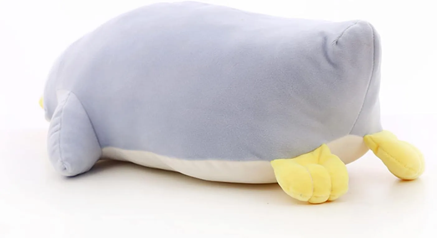 Emperor Penguin Stuffed Animals Cute Penguin Plush Doll Toys for Kids Plushies Penguin Stuffed Hugging Pillow Penguin Plush Throw Pillow Gift for Kids or Lovers (Blue, Big Penguin - 19.6 inch)