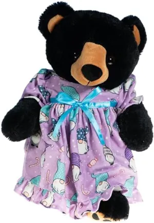 Enchanted Gnome Nightgown for Stuffed Animals, Beloved Teddy Bears and Dolls, Whimsical Magical Forest Sleepwear Doll Clothes & Dreamy Accessories Fits 14 to 18 Inch Plush Toys