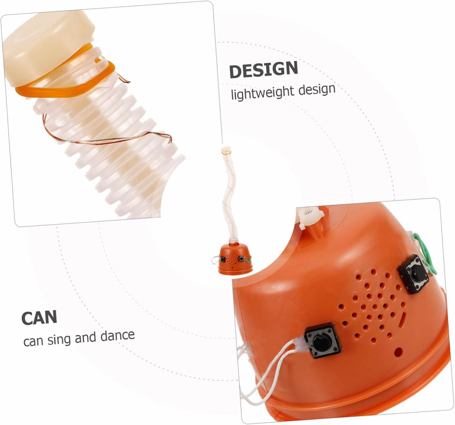 ERINGOGO Toy Movement Dancing Toy Making Accessory Smooth Surface Safe for Boys and Girls Adults