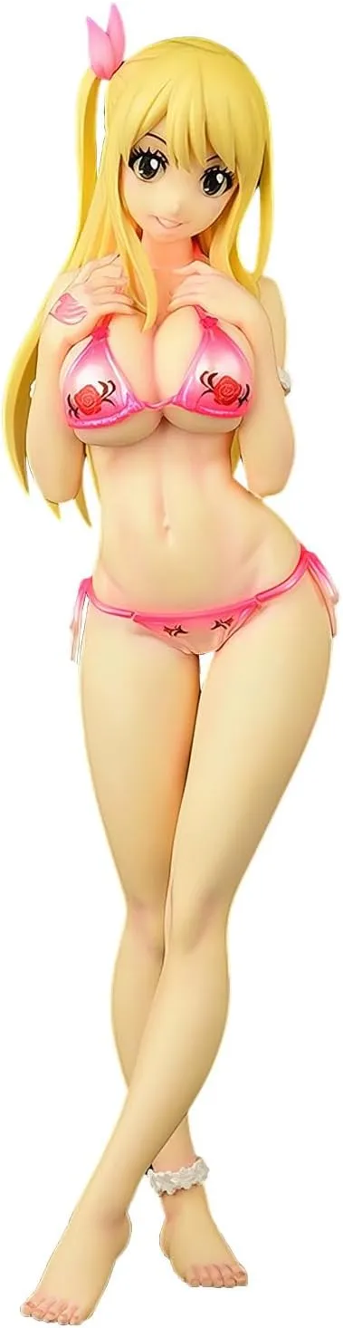 Fairy Tail: Lucy Heartfilia (Swimsuit Pure in Heart) Max Cute Ver. 1:6 Scale PVC Figure, Multicolor
