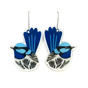 Fairy Wren Smyle Designs Earrings