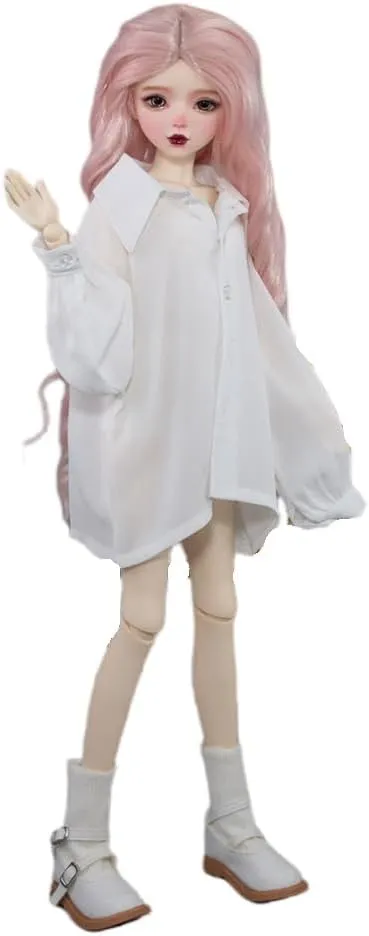 Fashion Collection BJD Dolls 1/3 SD Dolls 22inch Pretty Ball Jointed Doll DIY Toys with Full Set Outfits Clothes, Handpainted Makeup, Eyes Spring Design (Didi)