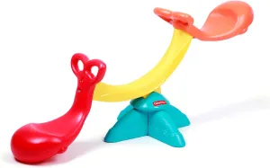 Fisher-Price: Happy Whale Seesaw - 360 Spinning Teeter Totter, Whale-Shaped Seat, Playground Toy, Indoor & Outdoor, Grow'n Up, Kids-Toddlers Ages 2 