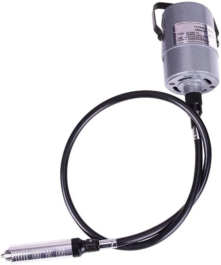 Flex Shaft Grinder Carver Rotary Tool Hanging Carving Multi-function Metalworking Tools, Foot Pedal Control, 30pcs, for carving, buffing, drilling, polishing, sanding, cutting, cleaning