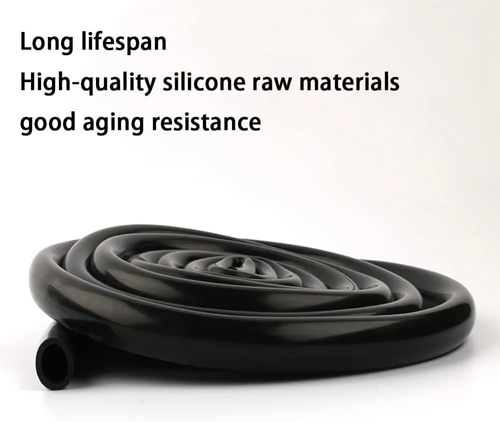 Flexible Food Grade Silicone Tubing - Lightweight Hose Water Pipe for High-Temperature Liquid and Gas Transfer(Length 10m 8 * 10mm)