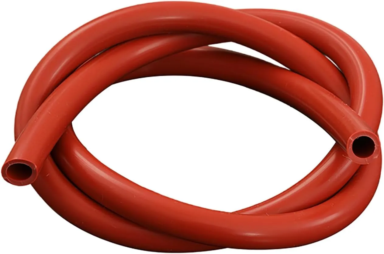 Flexible Red Silicone Tubing - 5m (16.4ft) Food Grade Hose for Pump Transfer, Plumbing, and Irrigation Systems(4mm*8mm)