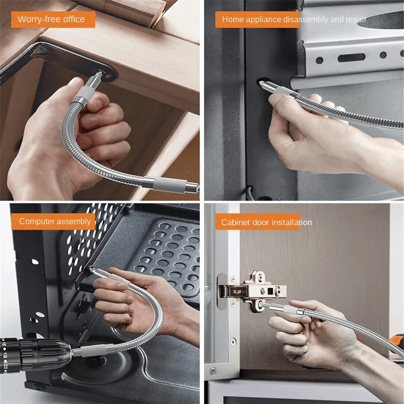 Flexible Screwdriver Extension - Flexible Drill Bit Adapter