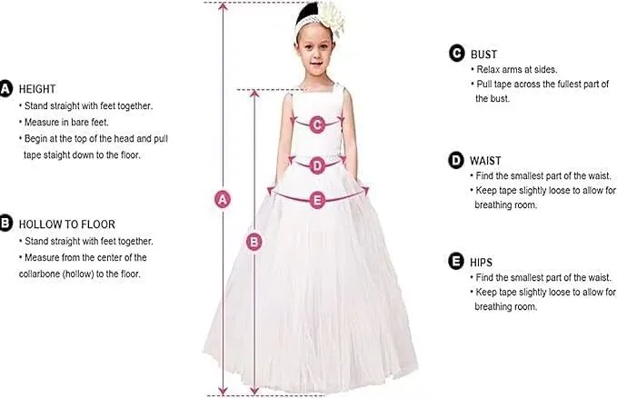 Flower Girl Dresses for Wedding Beaded Applique Princess Kids Pageant Dress Tulle Long Party Ball Gown