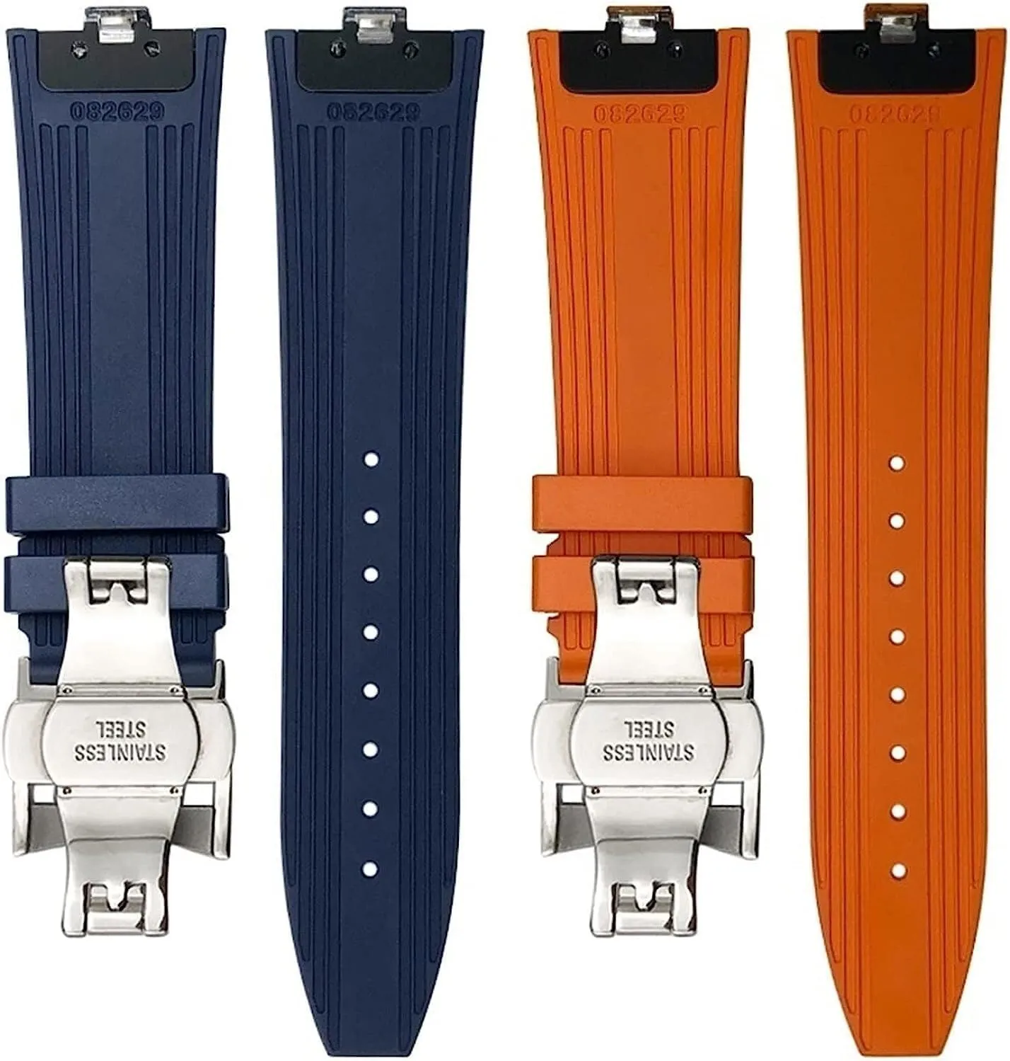 Fluororubber Watchbands for Vacheron Constantin 5500V 4500V 7900 Men waterproof replacement Strap 24mm*7mm