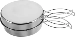 Foldable Camping Cooking Pot Lightweight Portable Cookware Set for Hiking Outdoor Adventures Picnics