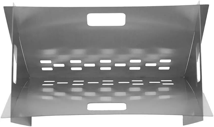 Folding Campfire Grill Stainless Steel Portable BBQ Grill with Carrying Bag for Camping, Picnic & Outdoor Cooking