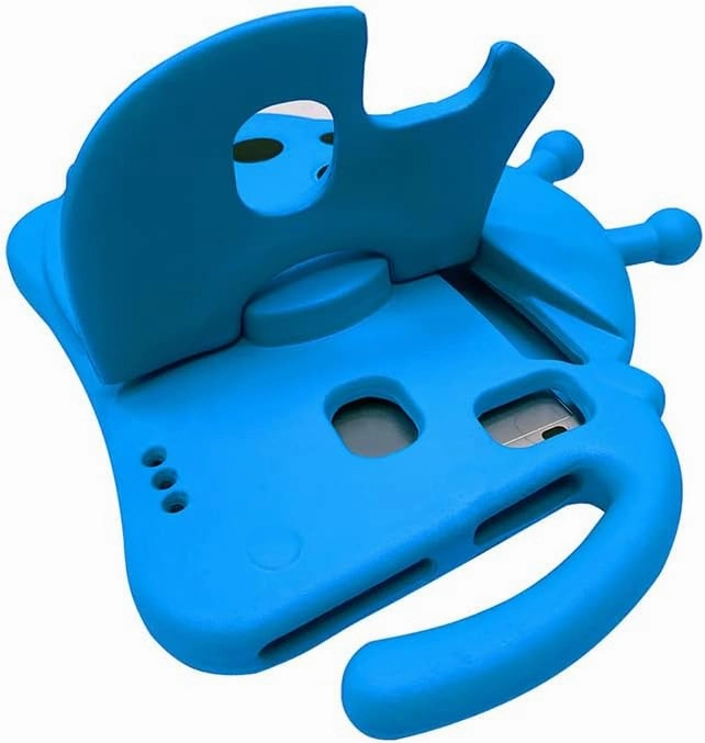 for Alcatel Joy Tab 2 Case for Kids, Children Friendly Shockproof Protective Stand Handle Cover for Joy Tab 2 Case Alcatel 2020 8" Tablet (Model: 9032Z) for Boys Girls, Cute Ladybug - Blue