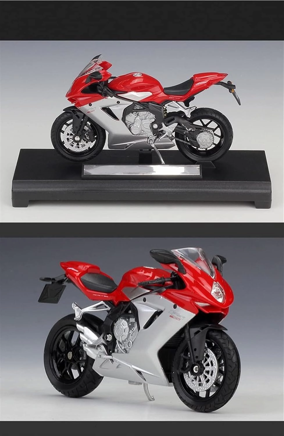 for MV Agusta F4S F3 800 1:18 Die-cast Vehicles Collectible Hobby Motorcycle Model Toys Motorcycle Model(F3)