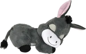 Forest & Twelfth 14.5” Dozy Stuffed Animal – Adorable Sleeping Barnyard Large Stuffed Animals for Babies, Infants, and Toddlers, Adorable Big Plushies Ideal as Home Decor, Cuddle Pillow (Donkey)