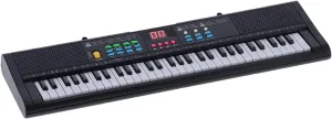 FOSA 61 Key Digital Music Piano Keyboard For Kids, Electric Digital Piano For Beginner, Kids Digital Piano, Contemporary Style, USB Powered, Microphone Input, Headphone Jack, Digital Display