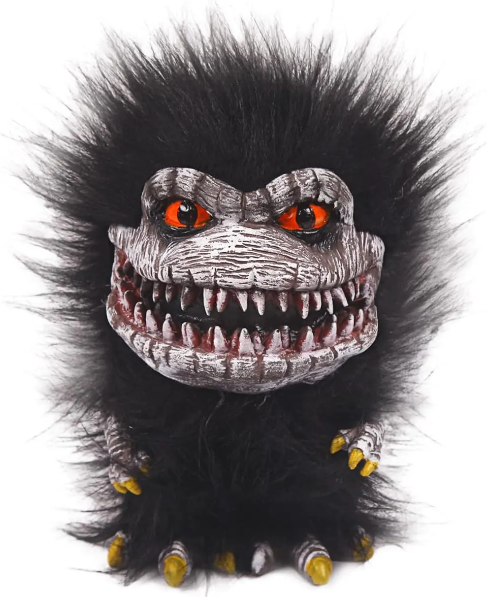 Fouman Critters Funny Ugly Alien Monsters Gifts for Children Halloween Doll Props Monsters Gifts 10.2 Inch (Black)