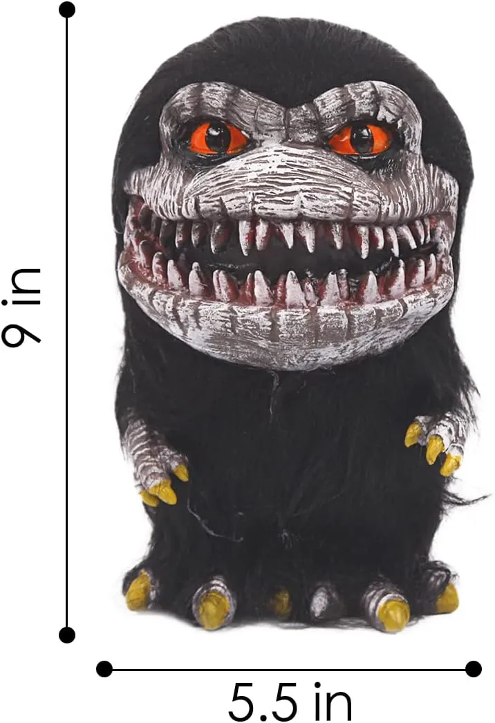 Fouman Critters Funny Ugly Alien Monsters Gifts for Children Halloween Doll Props Monsters Gifts 10.2 Inch (Black)