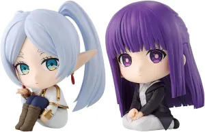 Frieren Action Figure Anime Frieren Fern Figure Sitting Cute 4.33in Anime Look Up Figurine Manga Statue Home Ornament Collectible Gifts for Fans