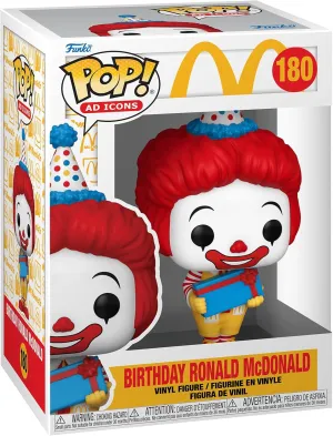 Funko POP! Ad Icons: McDonalds - Birthday Ronald McDonald - Collectable Vinyl Figure - Gift Idea - Official Merchandise - for Kids & Adults - Ad Icons Fans - Model Figure for Collectors
