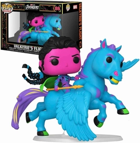 Funko POP! Rides Marvel Endgame Valyrie s Flight #86 [Blacklight] Exclusive