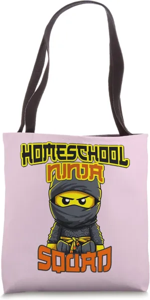 Funny HOMESCHOOL NINJA SQUAD Multitasking Mom Homeschooling Tote Bag
