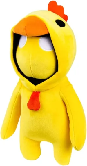 Gang Beasts Super Stretchy Plush - Yellow Chicken - 10 Inches - Cute Plush Toys for Kids Toys - Collect All Four Characters - Huggable Plush Kids Toys - Great Gifts. Official Gang Beasts Plush Toys