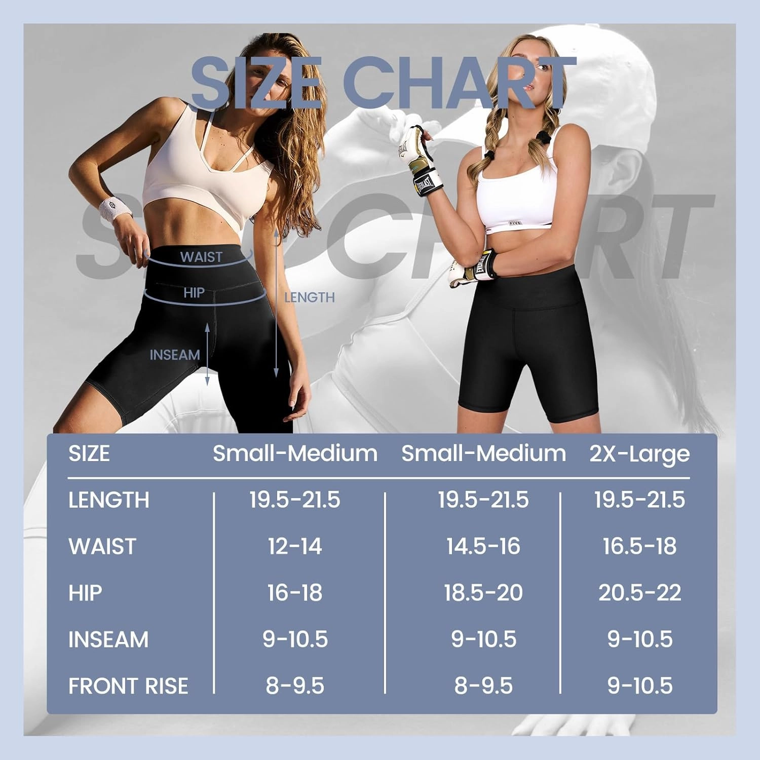 GAYHAY Biker Shorts for Women with Pockets - 8"/5"/3" Booty High Waisted Black Spandex Volleyball Short for Workout Yoga