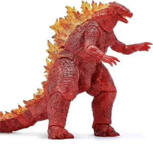 Gdzilla Movable Doll & Figures - Dinosaur Movie Toy Gift (Red)