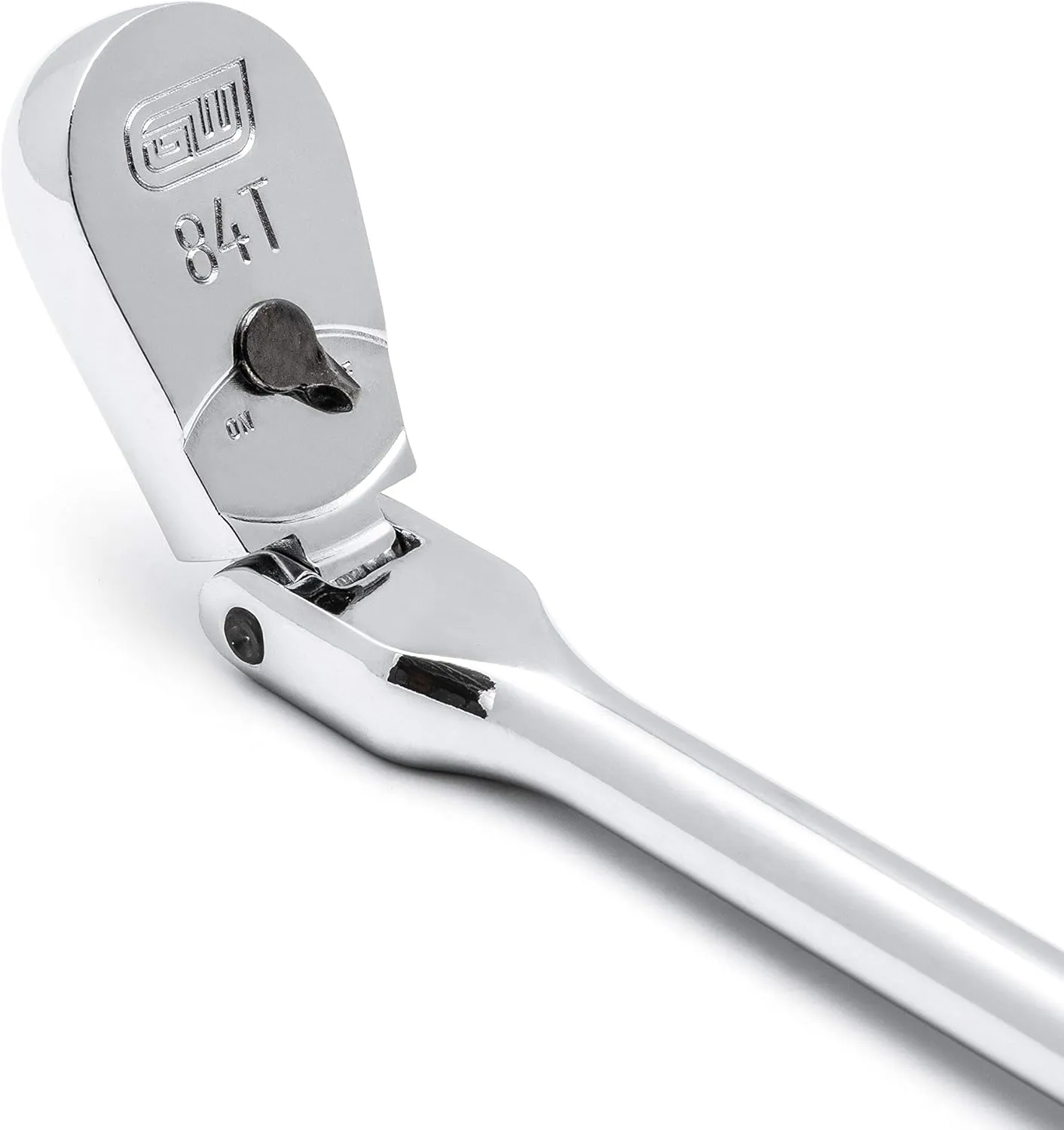 GEARWRENCH 1/4 Drive 84 Tooth Flex Head Teardrop Ratchet 7" - 81012A-07