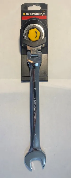 GEARWRENCH 9716D 1" 12 Pt. Flex Head Ratcheting Combination Wrench