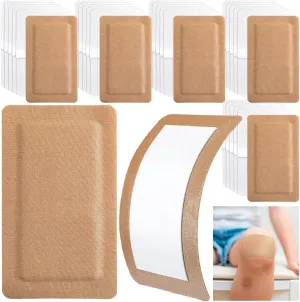 Geiserailie 30 Pcs Flexible Extra Large Adhesive Bandages 5" x 3" Sterile Fabric Adhesive Bandages with Non Stick Pad, Latex Free for Wound Care