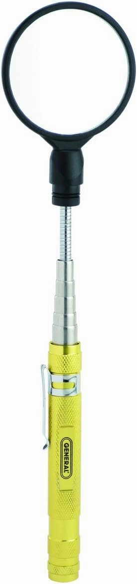 General Tools 90557 Telescoping Round Inspection Mirror, 23 inches