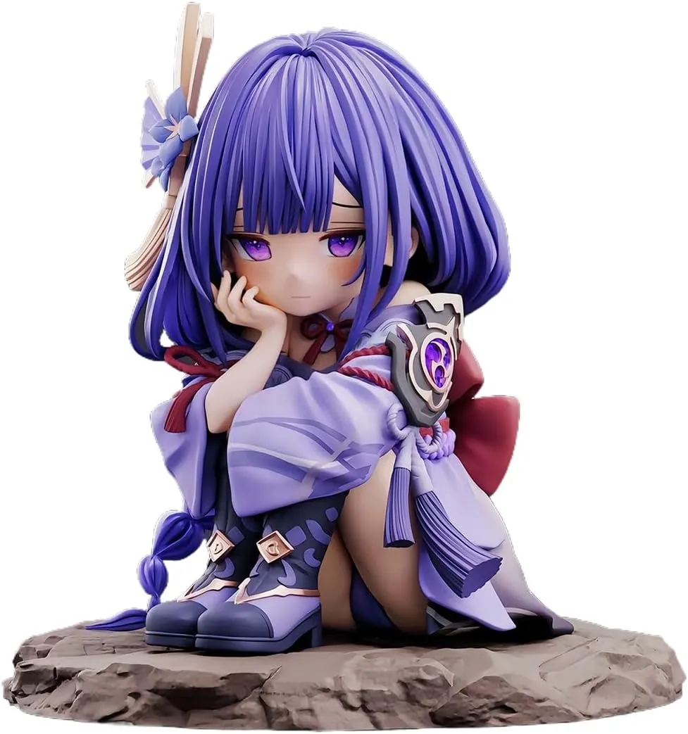 Genshin Raiden Shogun Mini Figure Beelzebul 5.5IN Game Character PVC Anime Model Toy