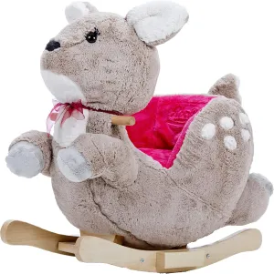 GERARDO'S`s Toys GT67032, Little Rocker Deer with Music. Deer Rocker for Toddlers. Baby Rocking Animal for Toddlers. Stuffed Animal Rocker for Kids Starting from 12 Months.