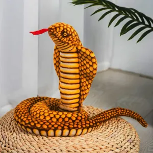 Giant Boa Constrictor Large Stuffed Animal Snake Plush Realistic Toy 45 Inch Lifelike Gifts for Kids Birthday Party Prank Props Gifts for Kids (Single Head)