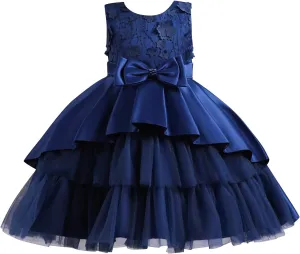 Girls Dresses Spring Summer and Autumn Children's Birthday Dress Catwalk Tutu Skirt Girls Piano Little Girl Dress Size 6