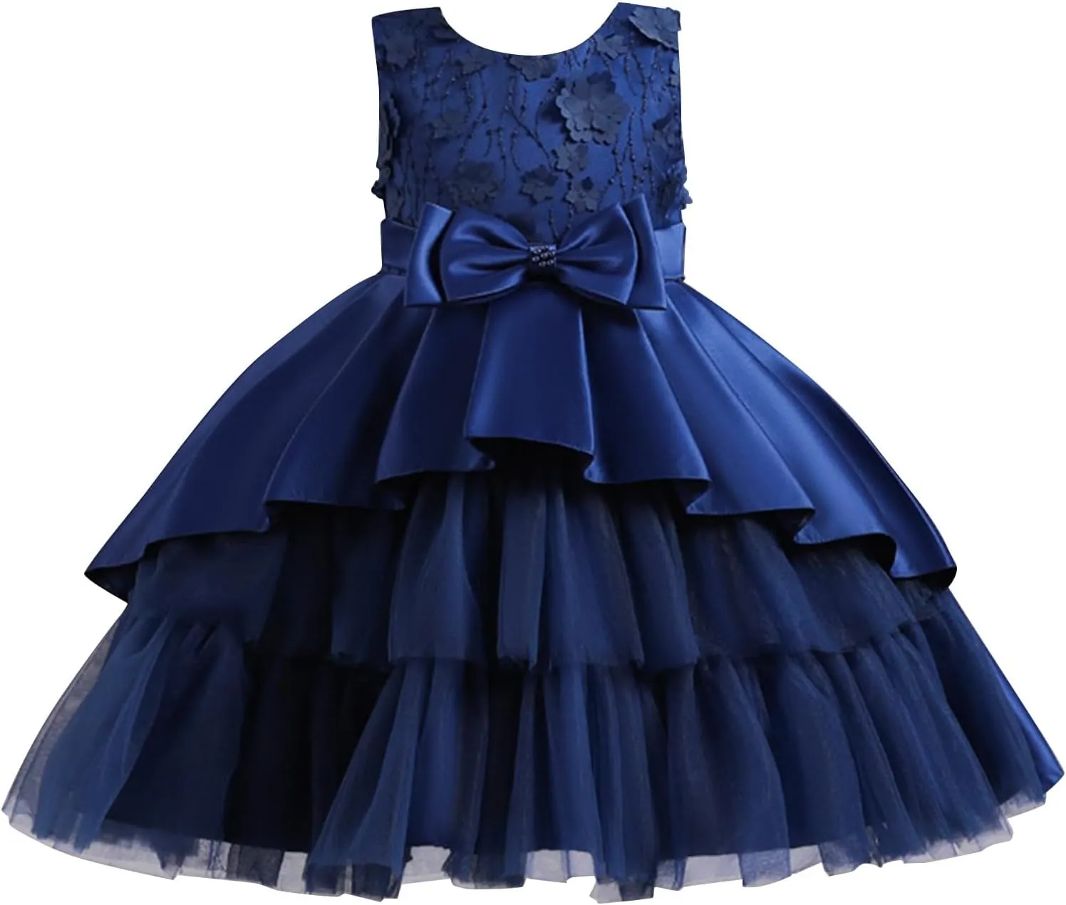 Girls Dresses Spring Summer and Autumn Children's Birthday Dress Catwalk Tutu Skirt Girls Piano Little Girl Dress Size 6